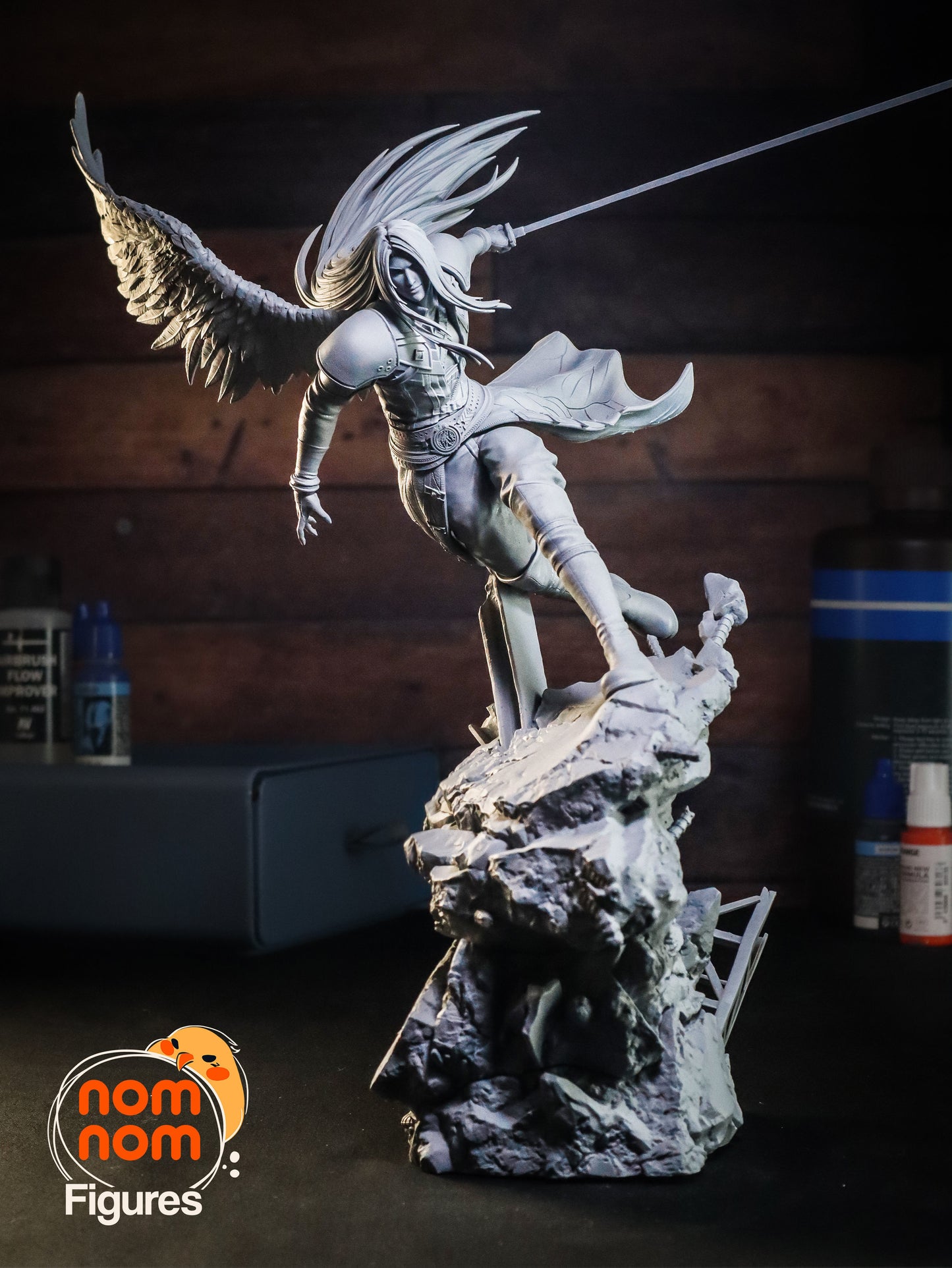 Sephiroth | 15-Inch Resin Model Kit | DIY Final Fantasy VII Villain