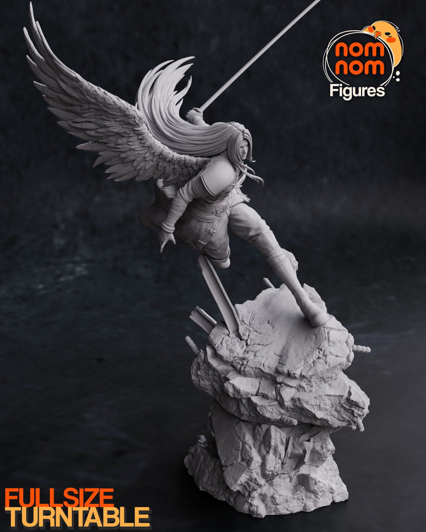 Sephiroth | 15-Inch Resin Model Kit | DIY Final Fantasy VII Villain