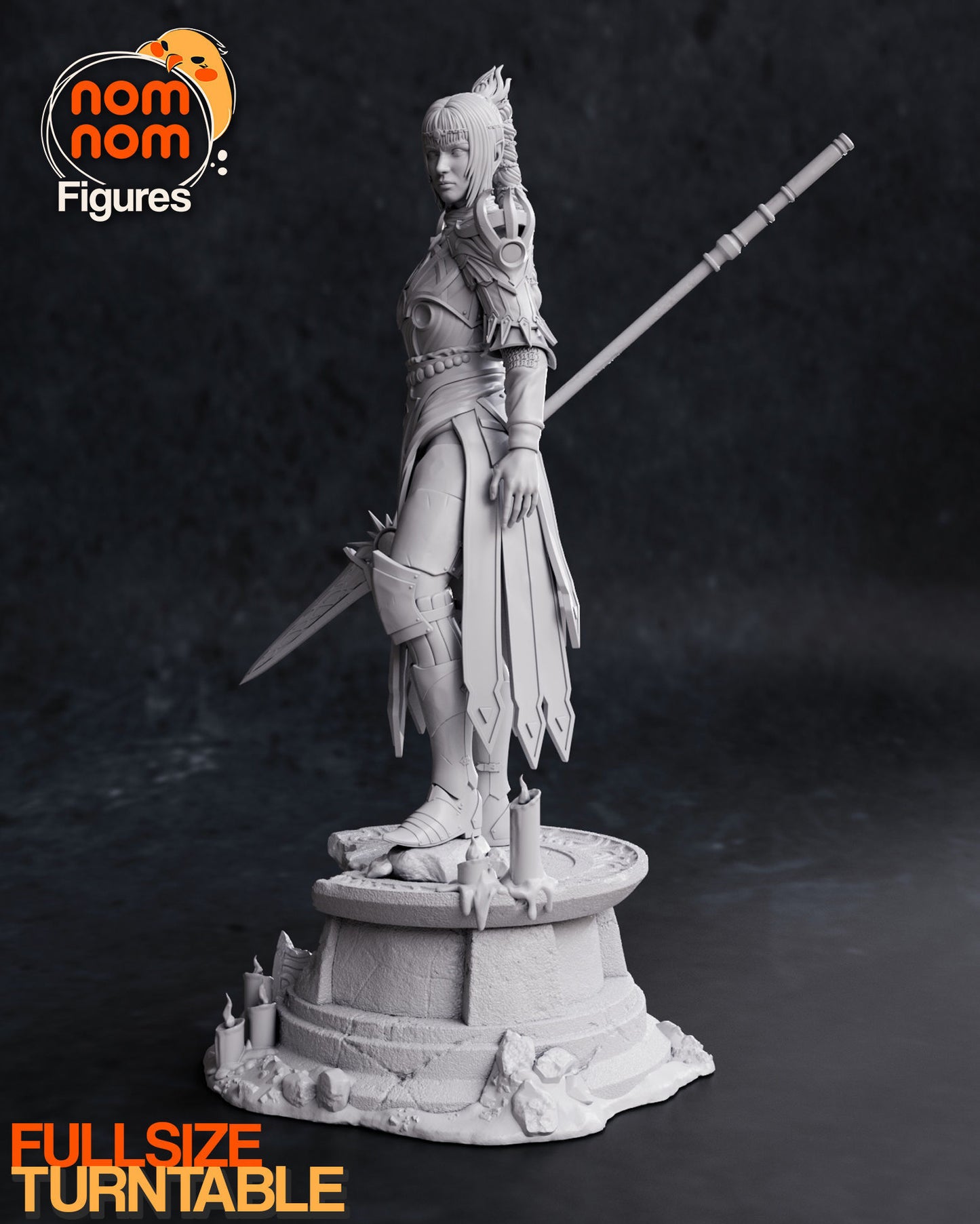 Shadowheart | Resin Model or Bust Kit | BG3 Baldur’s Gate Cleric of Shar