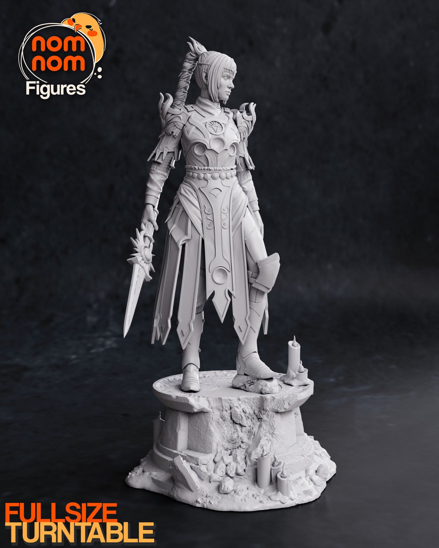 Shadowheart | Resin Model or Bust Kit | BG3 Baldur’s Gate Cleric of Shar