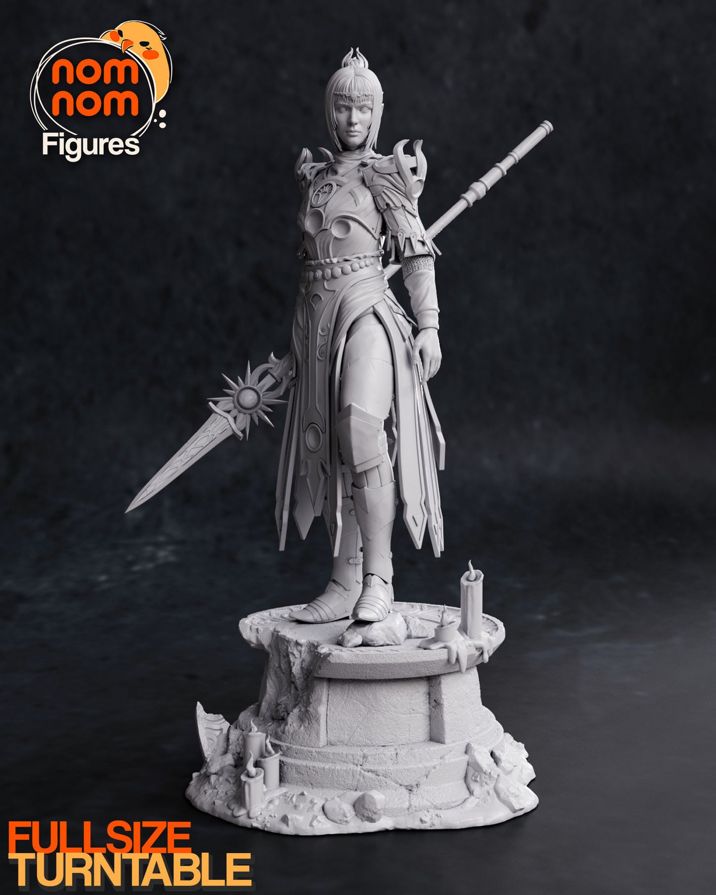 Shadowheart | Resin Model or Bust Kit | BG3 Baldur’s Gate Cleric of Shar