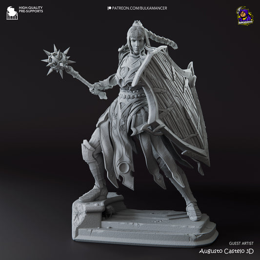 Shadowheart | Resin Model or Bust Kit | DIY Baldur's Gate 3 Cleric of Shar/Selune