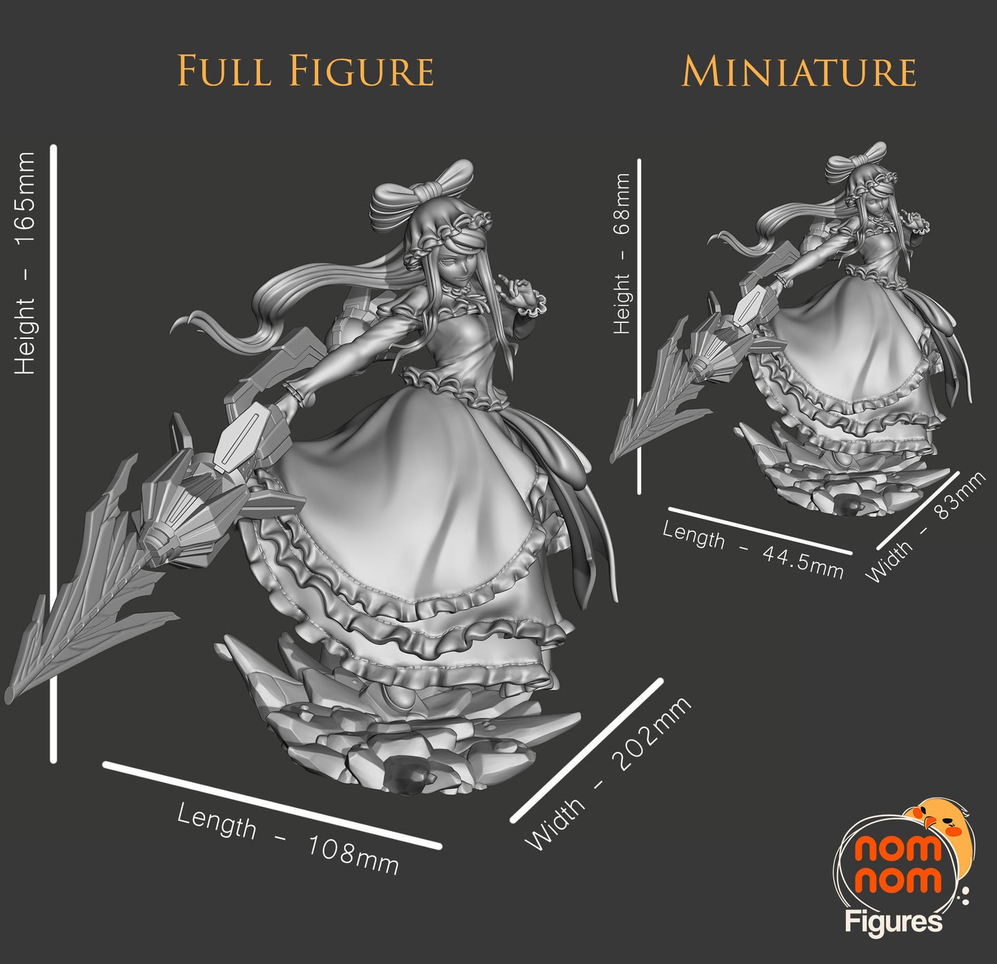 Shalltear Bloodfallen | 6.5-Inch Resin Model Kit | Overlord True Vampire