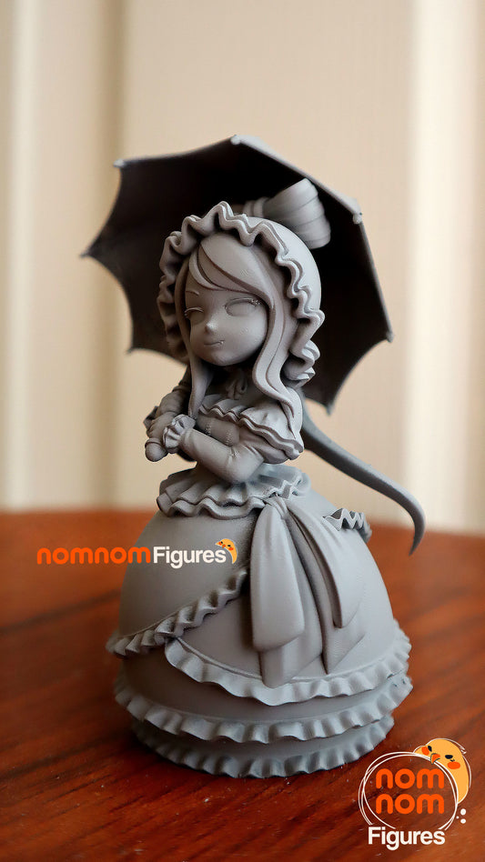 Chibi Shalltear | 3" Resin Model Kit | DIY Overlord Vampire Figure