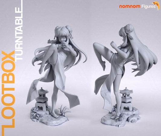 Shampoo | 7" Resin Model Kit | DIY Ranma ½ Amazon Warrior