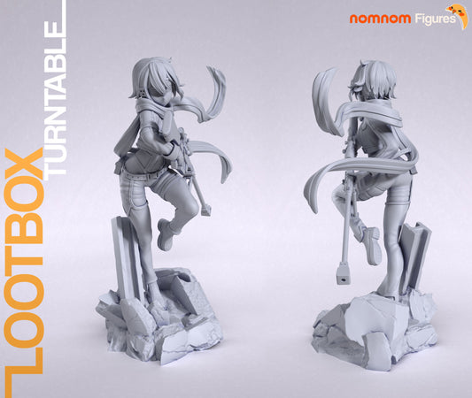 Sinon | 8.5-Inch Resin Model Kit | DIY Sword Art Online Sniper