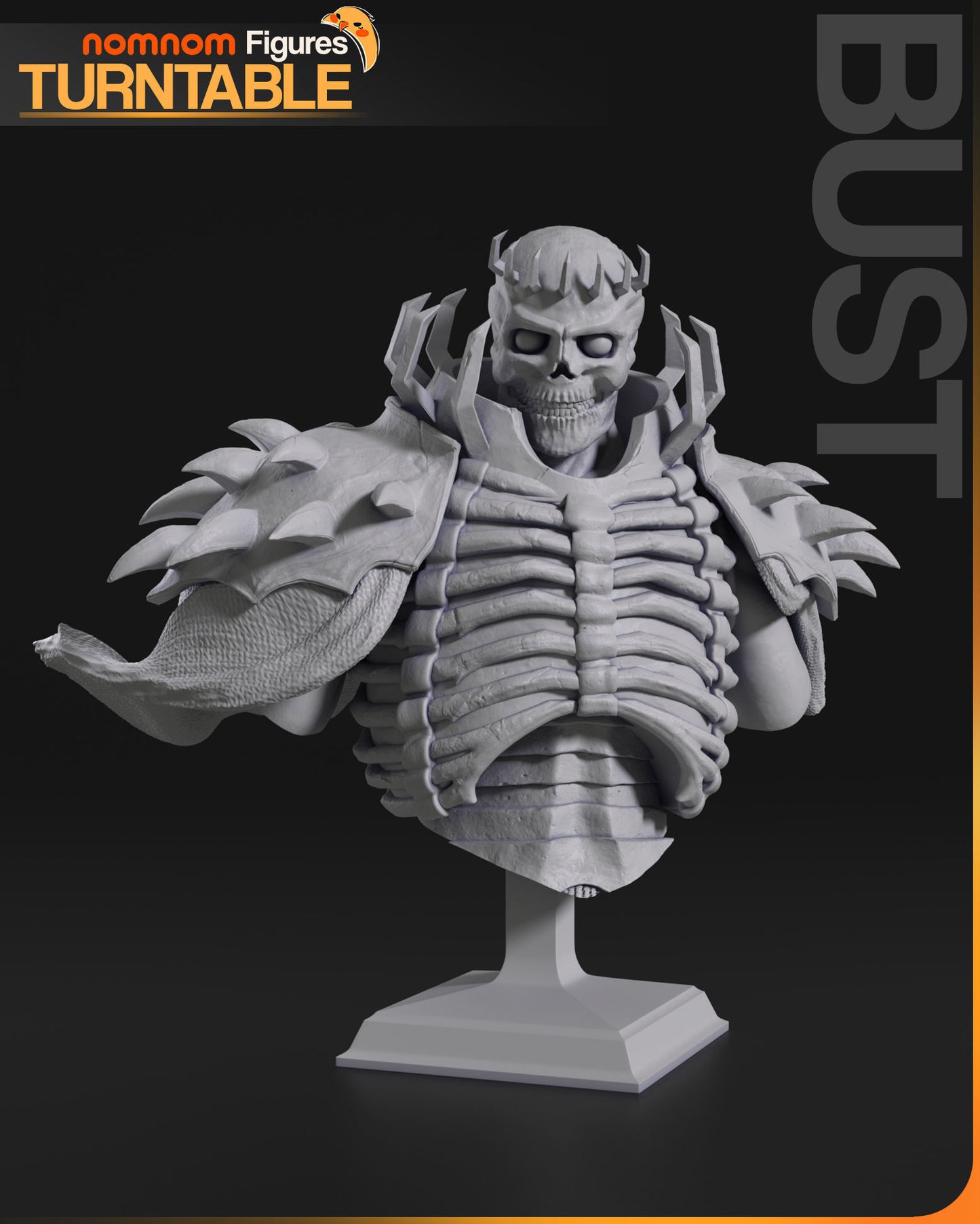 Skull Knight | Resin Model or Bust Kit | DIY Berserk Undead Warrior