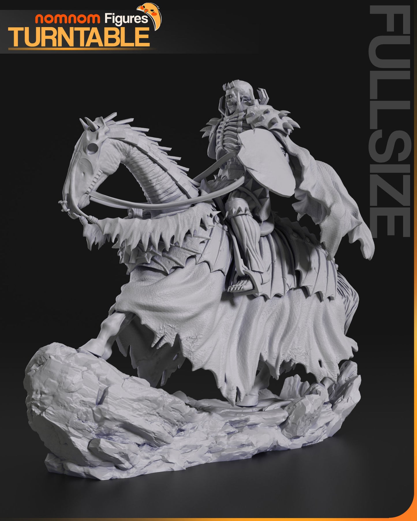 Skull Knight | Resin Model or Bust Kit | DIY Berserk Undead Warrior