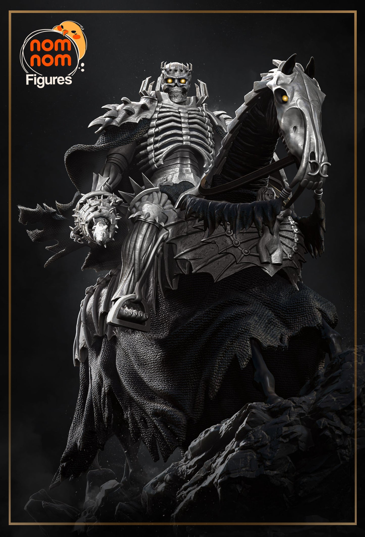Skull Knight | Resin Model or Bust Kit | DIY Berserk Undead Warrior