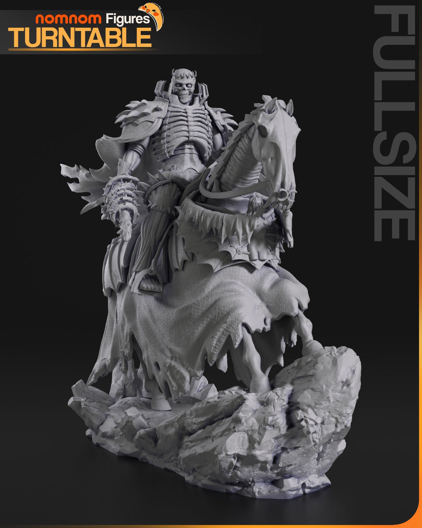 Skull Knight | Resin Model or Bust Kit | DIY Berserk Undead Warrior