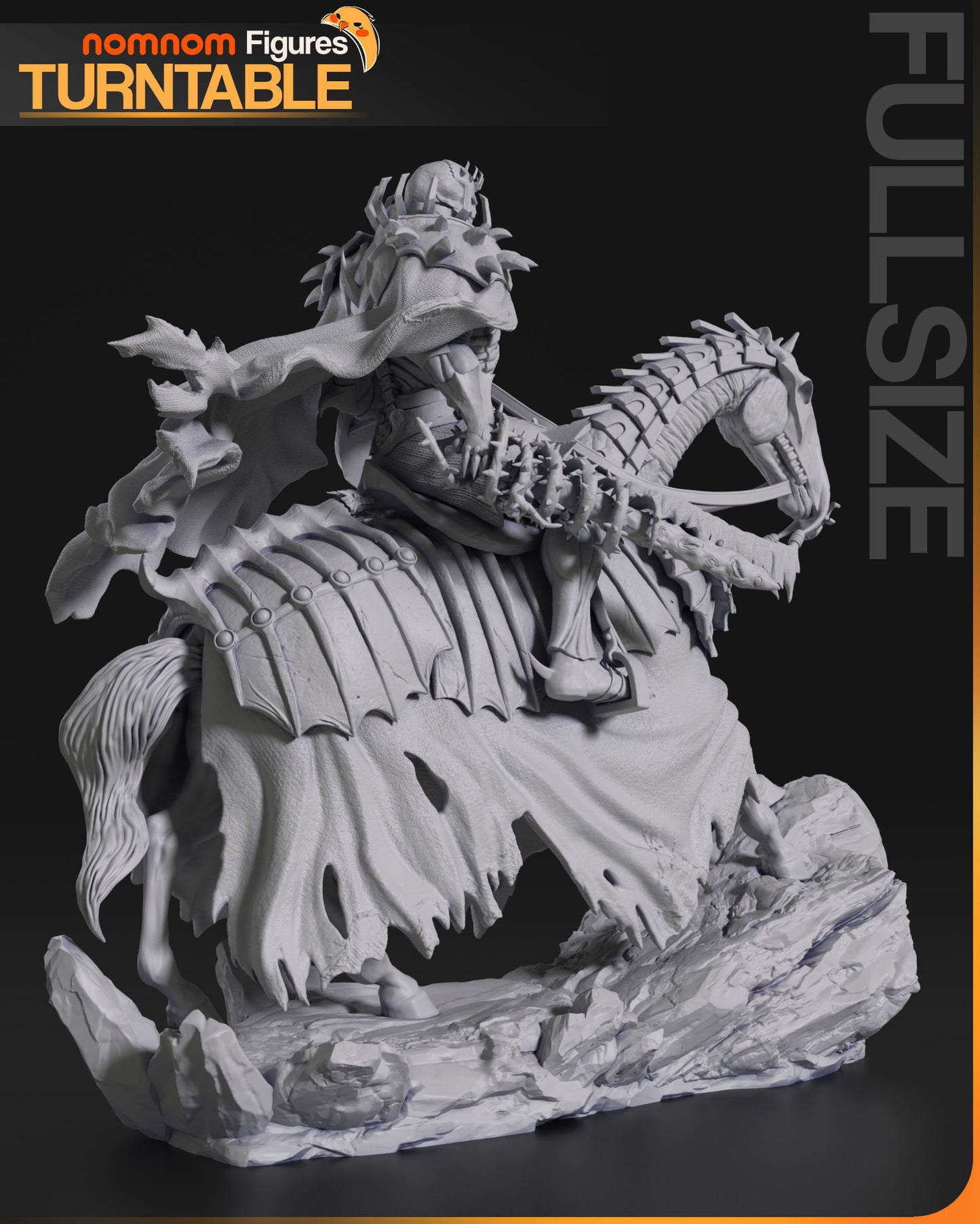 Skull Knight | Resin Model or Bust Kit | DIY Berserk Undead Warrior