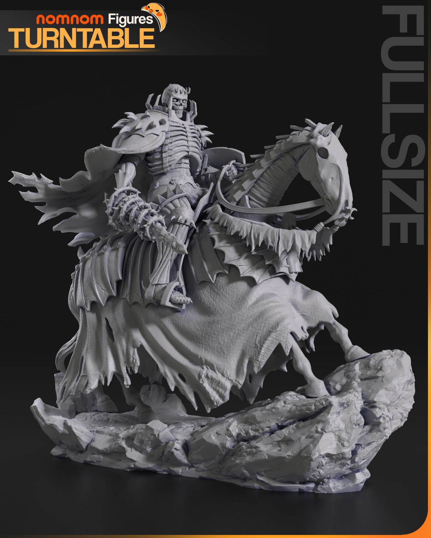 Skull Knight | Resin Model or Bust Kit | DIY Berserk Undead Warrior