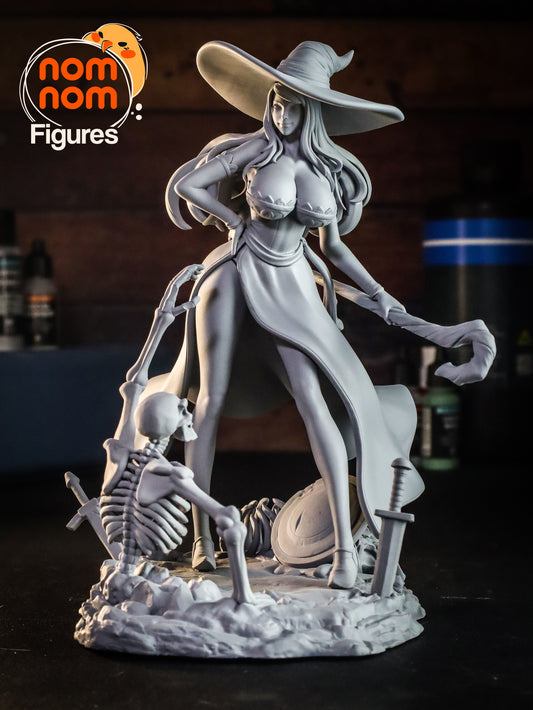 Sorceress | 7.5-Inch Resin Model Kit | DIY Dragon's Crown Spellcaster