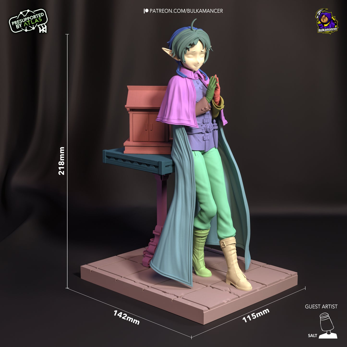 Sylphiette | 10-Inch Resin Model Kit | Mushoku Tensei - The Silent Spellcaster of Ranoa