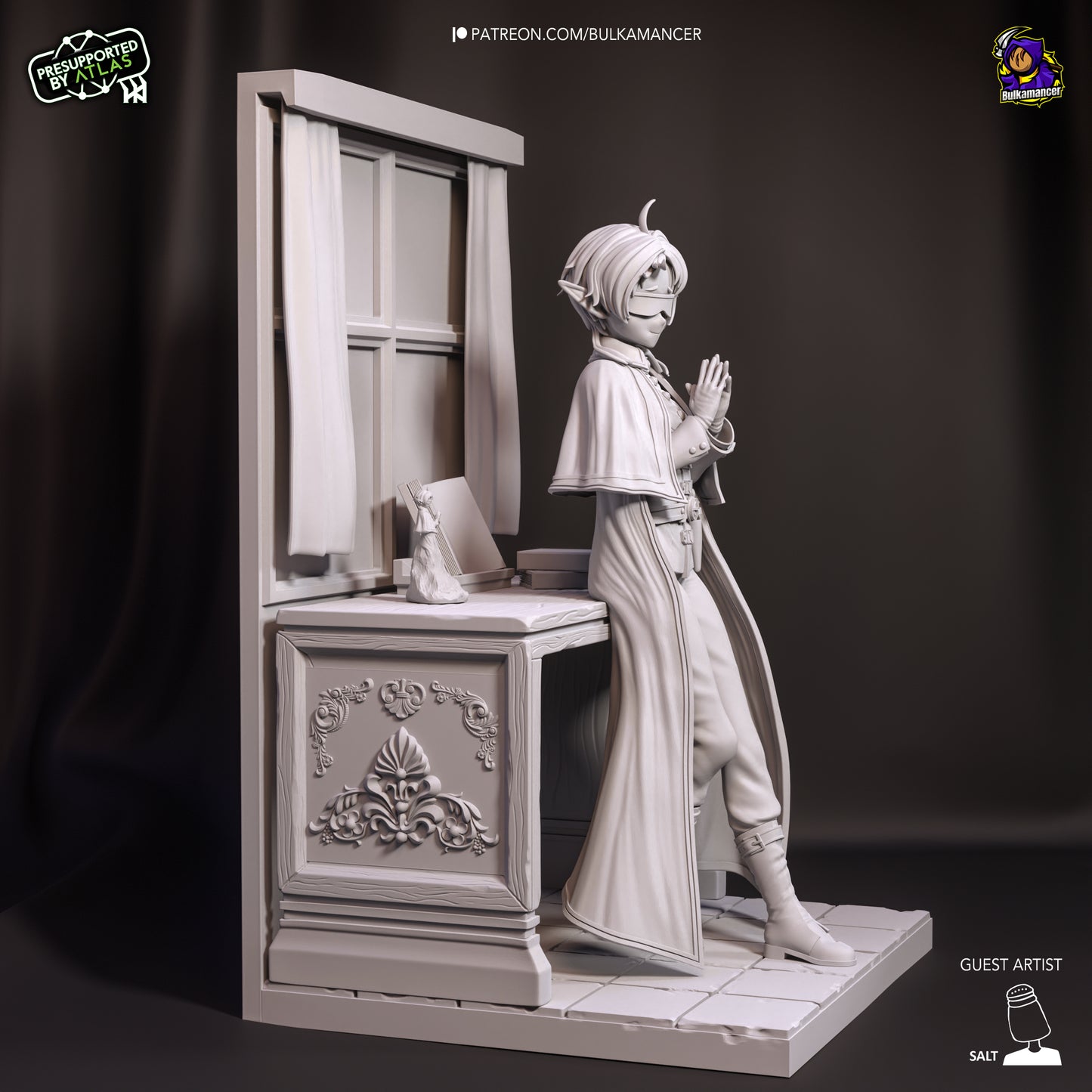 Sylphiette | 10-Inch Resin Model Kit | Mushoku Tensei - The Silent Spellcaster of Ranoa