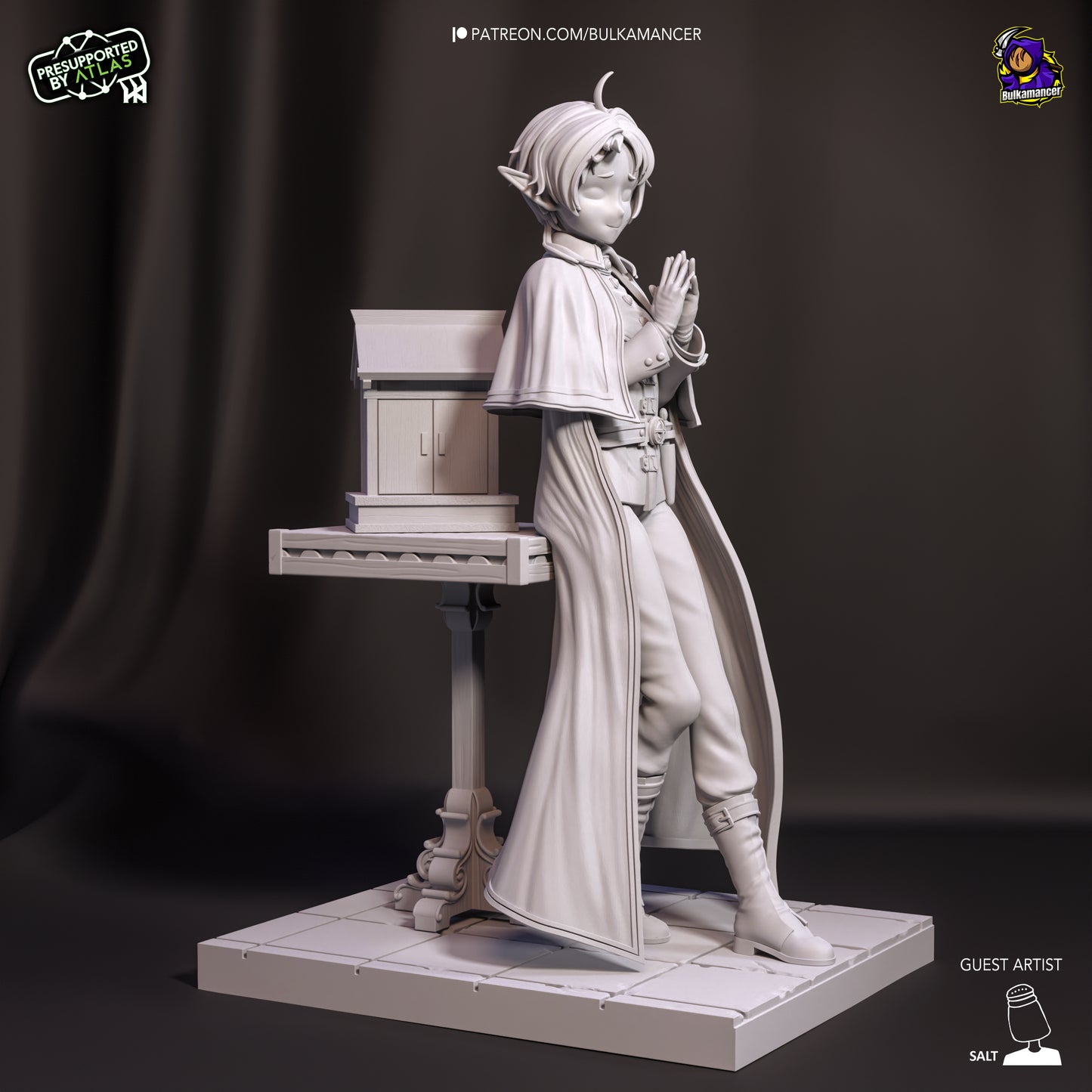 Sylphiette | 10-Inch Resin Model Kit | Mushoku Tensei - The Silent Spellcaster of Ranoa