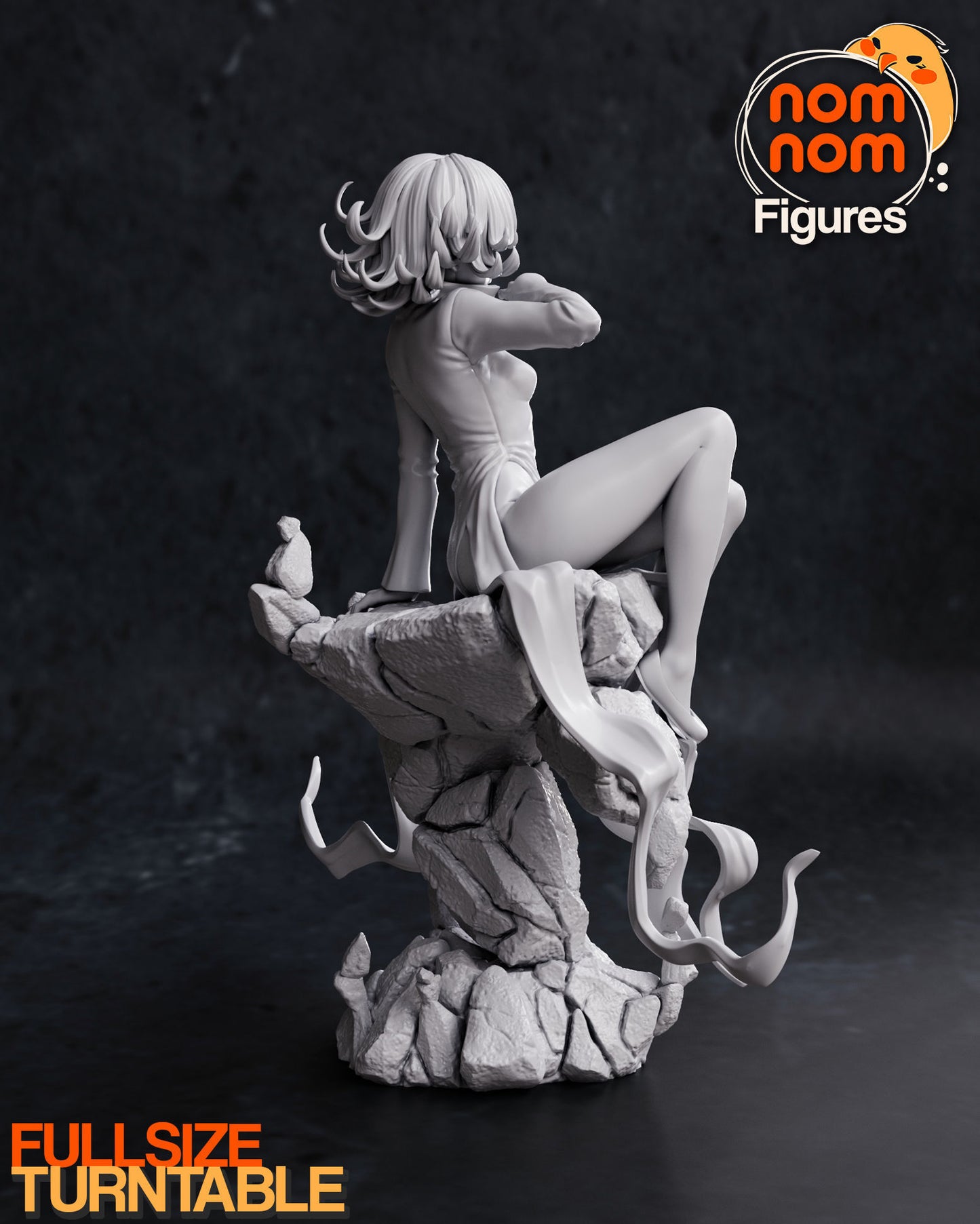 Tatsumaki | 6-Inch Resin Model Kit | DIY One Punch Man Tornado Esper