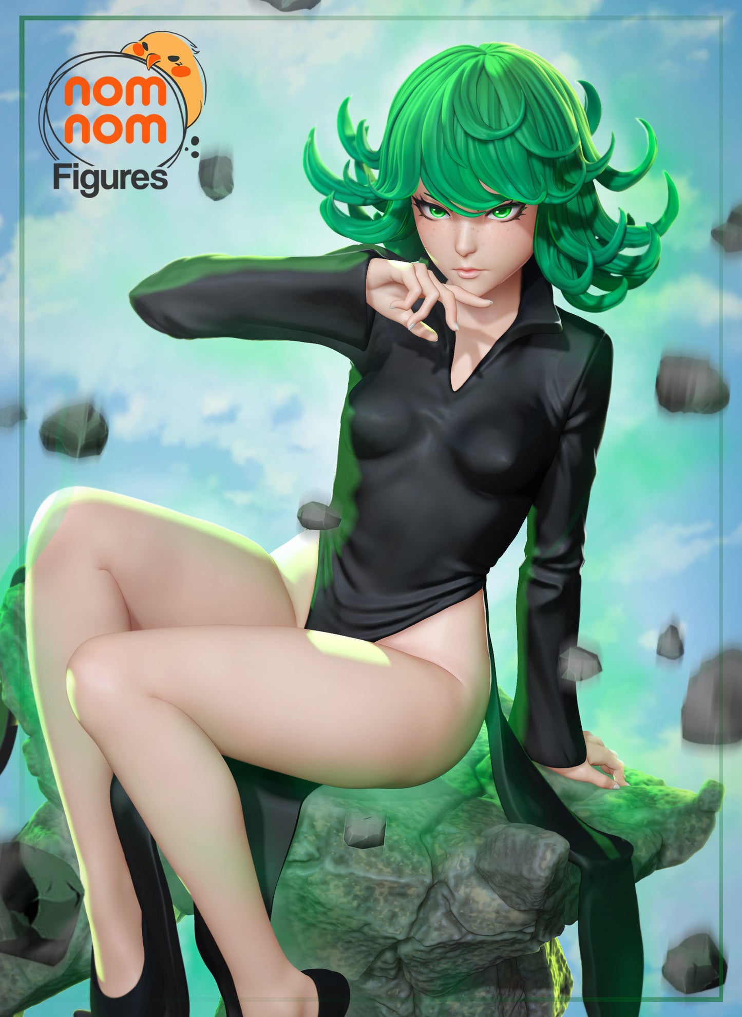 Tatsumaki | 6-Inch Resin Model Kit | DIY One Punch Man Tornado Esper