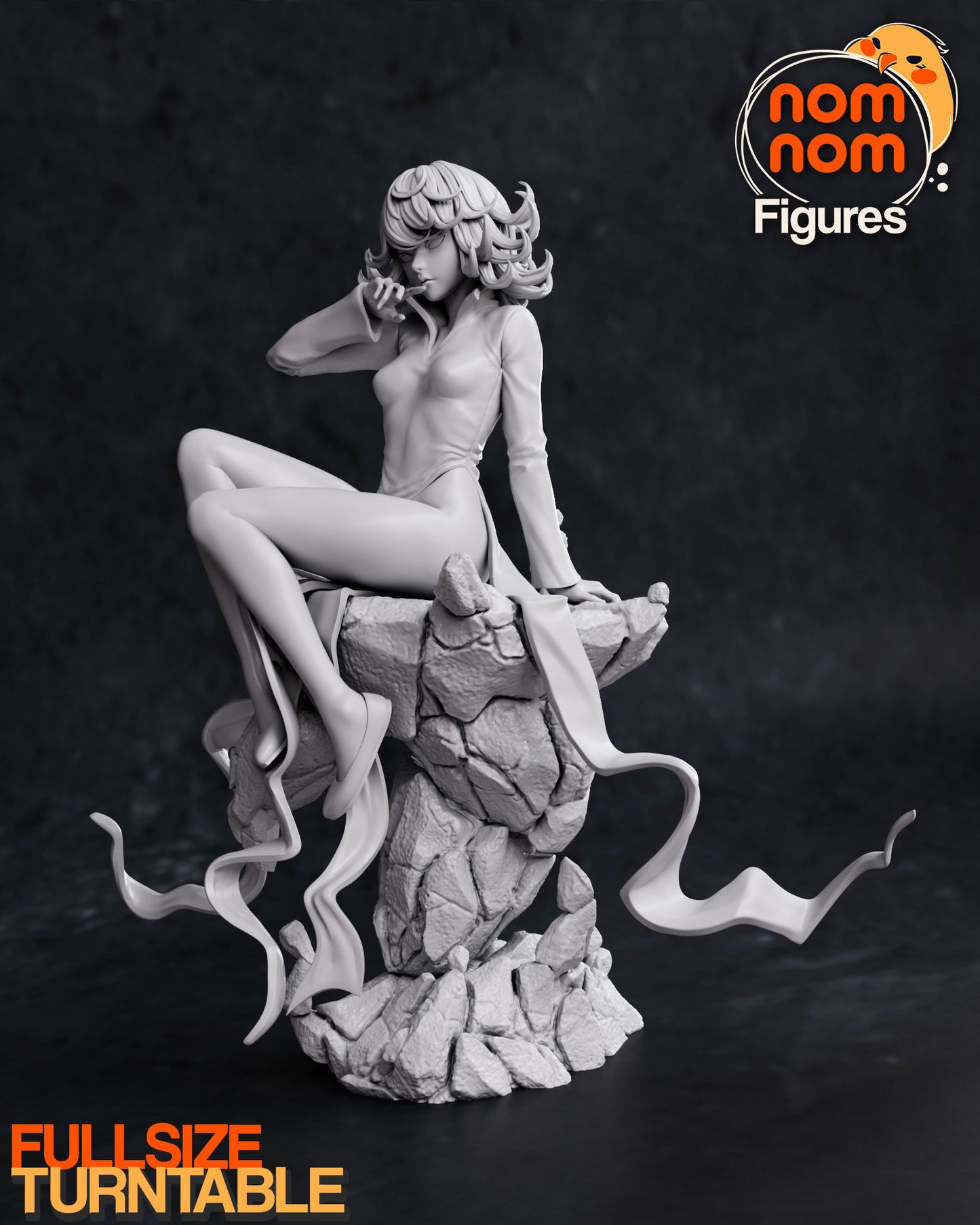 Tatsumaki | 6-Inch Resin Model Kit | DIY One Punch Man Tornado Esper