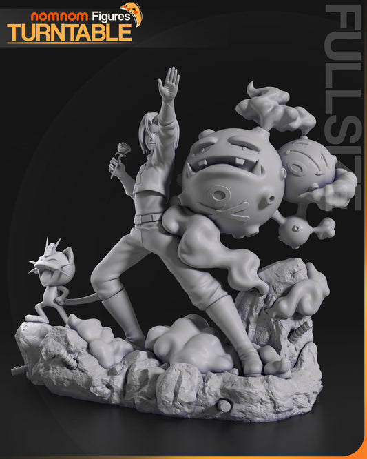 James | Resin Model or Bust Kit | DIY Pokemon Team Rocket Villain