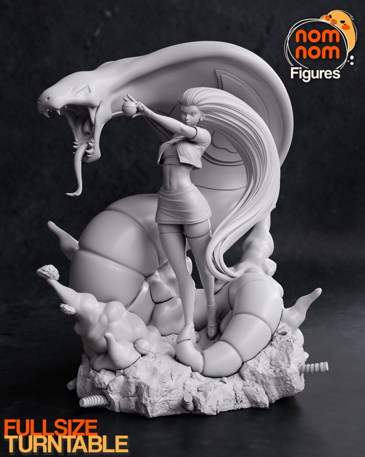 Jessie | Resin Model or Bust Kit | DIY Pokemon Team Rocket Villain