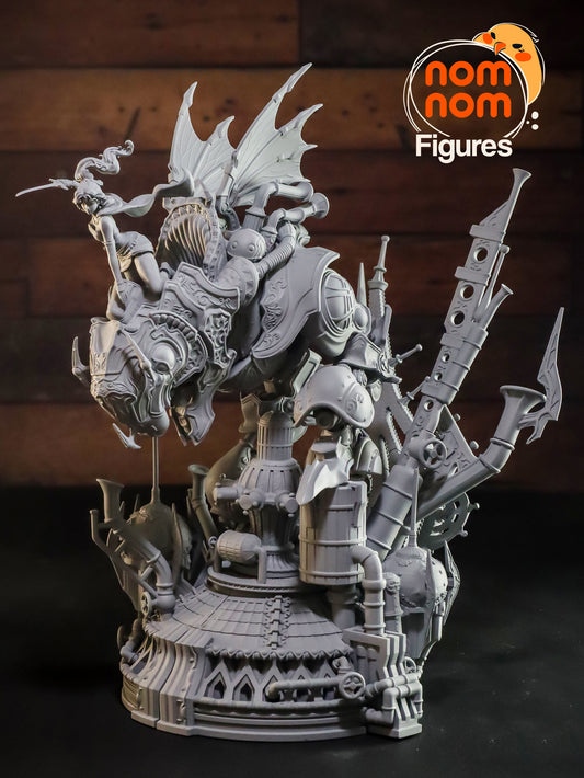 Terra with Magitek | 11.5-Inch Resin Model Kit | DIY Final Fantasy Esper Knight