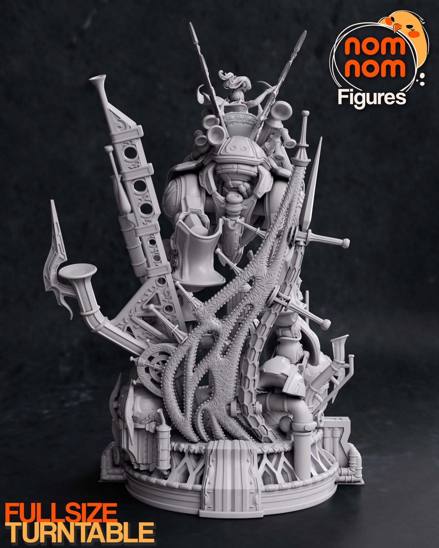 Terra with Magitek | 11.5-Inch Resin Model Kit | DIY Final Fantasy Esper Knight