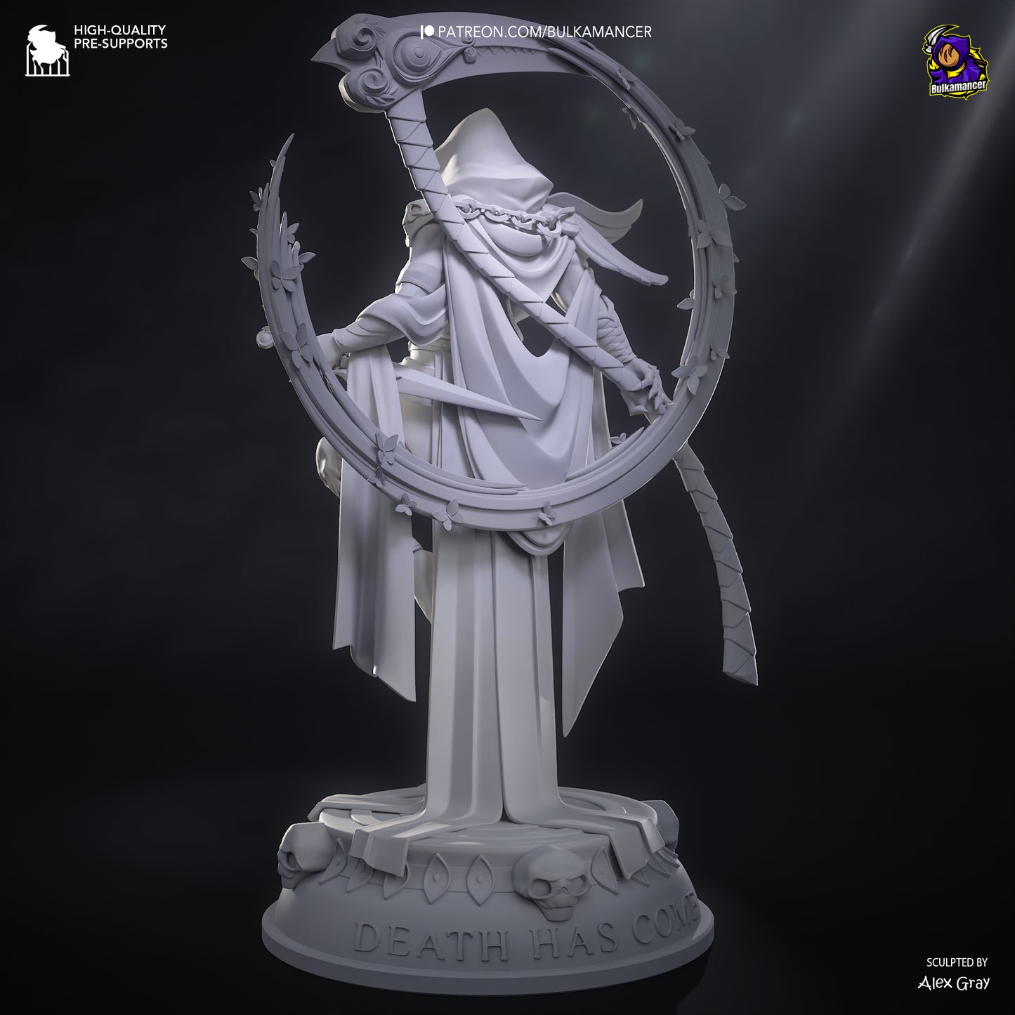 Thanatos | 12.5-Inch Resin Model Kit | Hades Judgment Incarnate of the Underworld