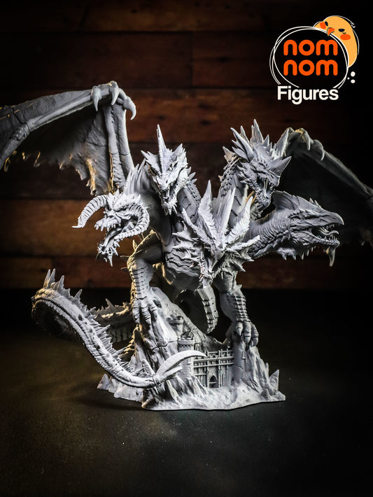 Tiamat | 9.5-Inch Resin Model Kit | DIY Dungeons & Dragons Dragon Goddess