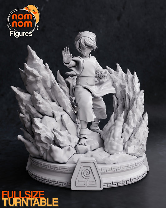 Toph Beifong | Resin Model or Bust Kit | DIY Avatar Earthbending Master