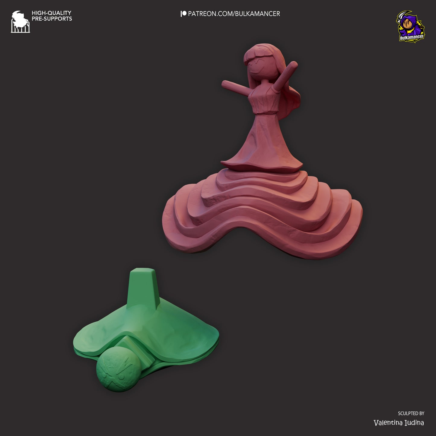Clea & Francois Rock | 2-Inch Resin Model Kit | Clair Obscur Expedition 33