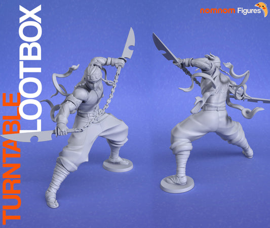 Uzui Tengen | 7.5-Inch Resin Model Kit | DIY Demon Slayer Sound Hashira