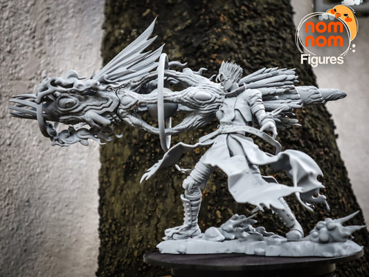 Vash the Stampede | 9-Inch Resin Model Kit | Trigun Angel Arm Transformation