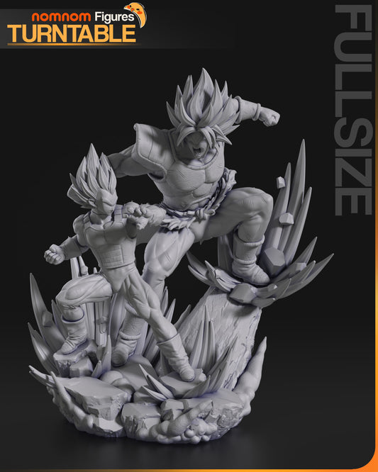 Vegeta vs Broly | Resin Model or Bust Kit | DIY Dragon Ball Z Epic Showdown
