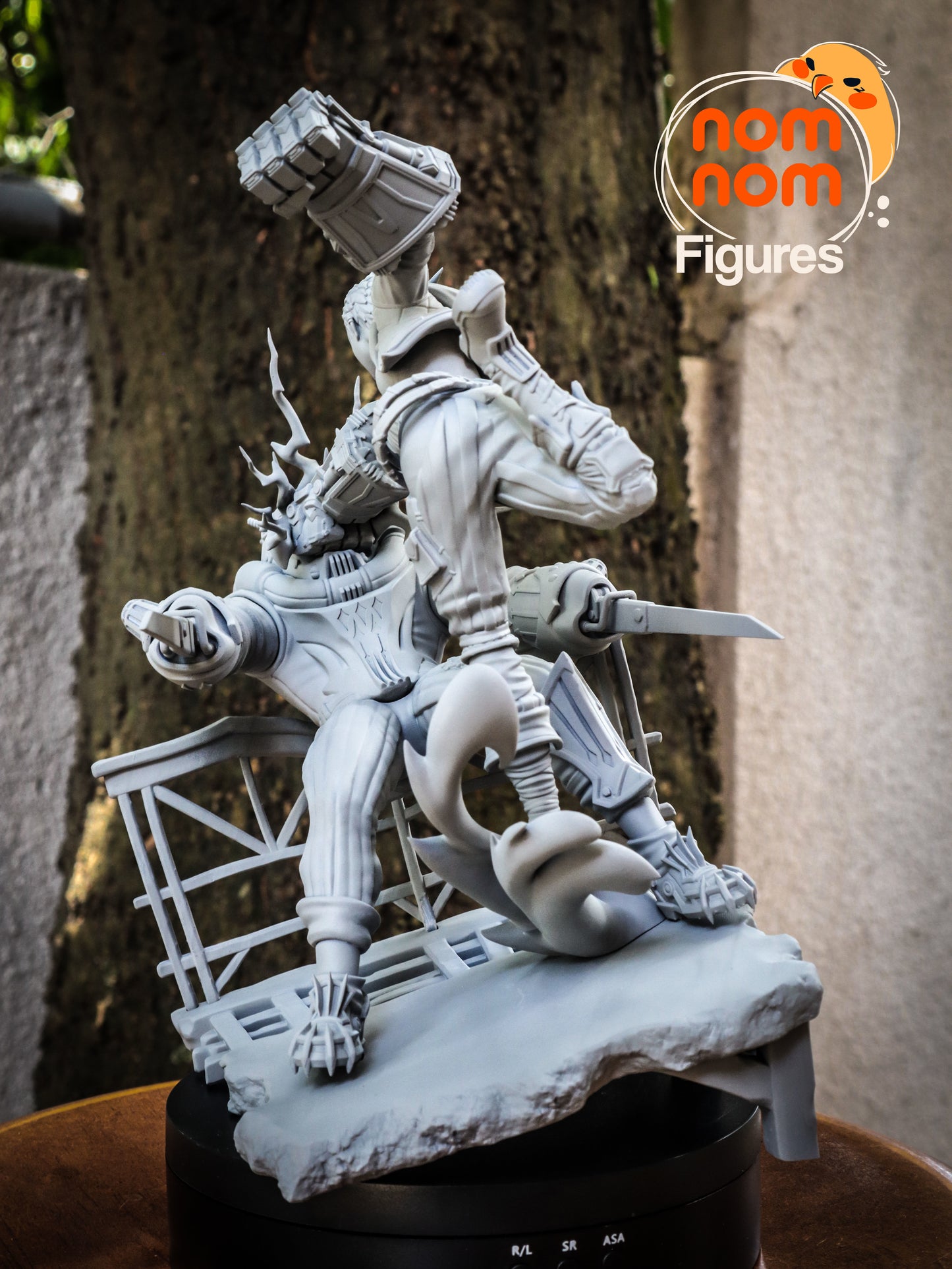 Vi vs Chemtank | 8.5-Inch Resin Model Kit | DIY Arcane Piltover Enforcer