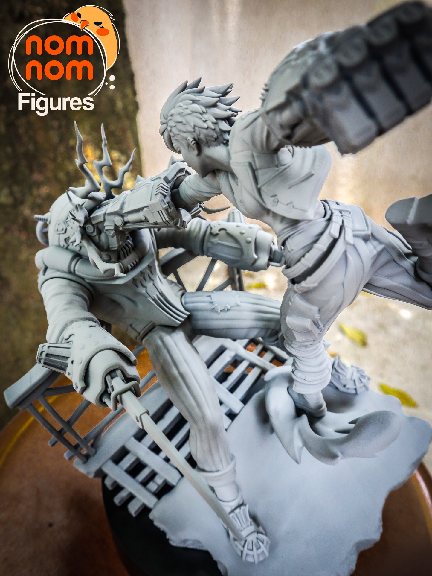 Vi vs Chemtank | 8.5-Inch Resin Model Kit | DIY Arcane Piltover Enforcer