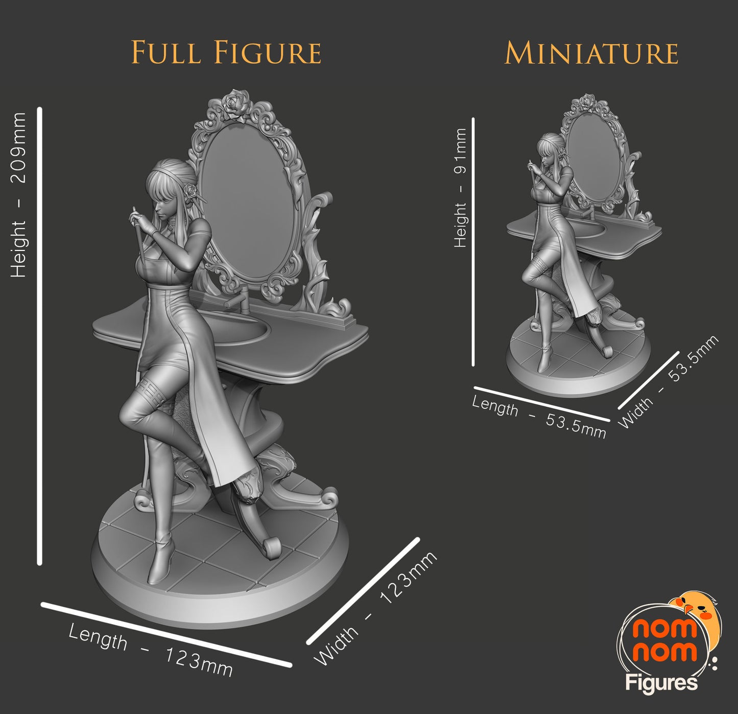 Yor Forger | 8-Inch Resin Model Kit | Spy x Family Thorn Princess