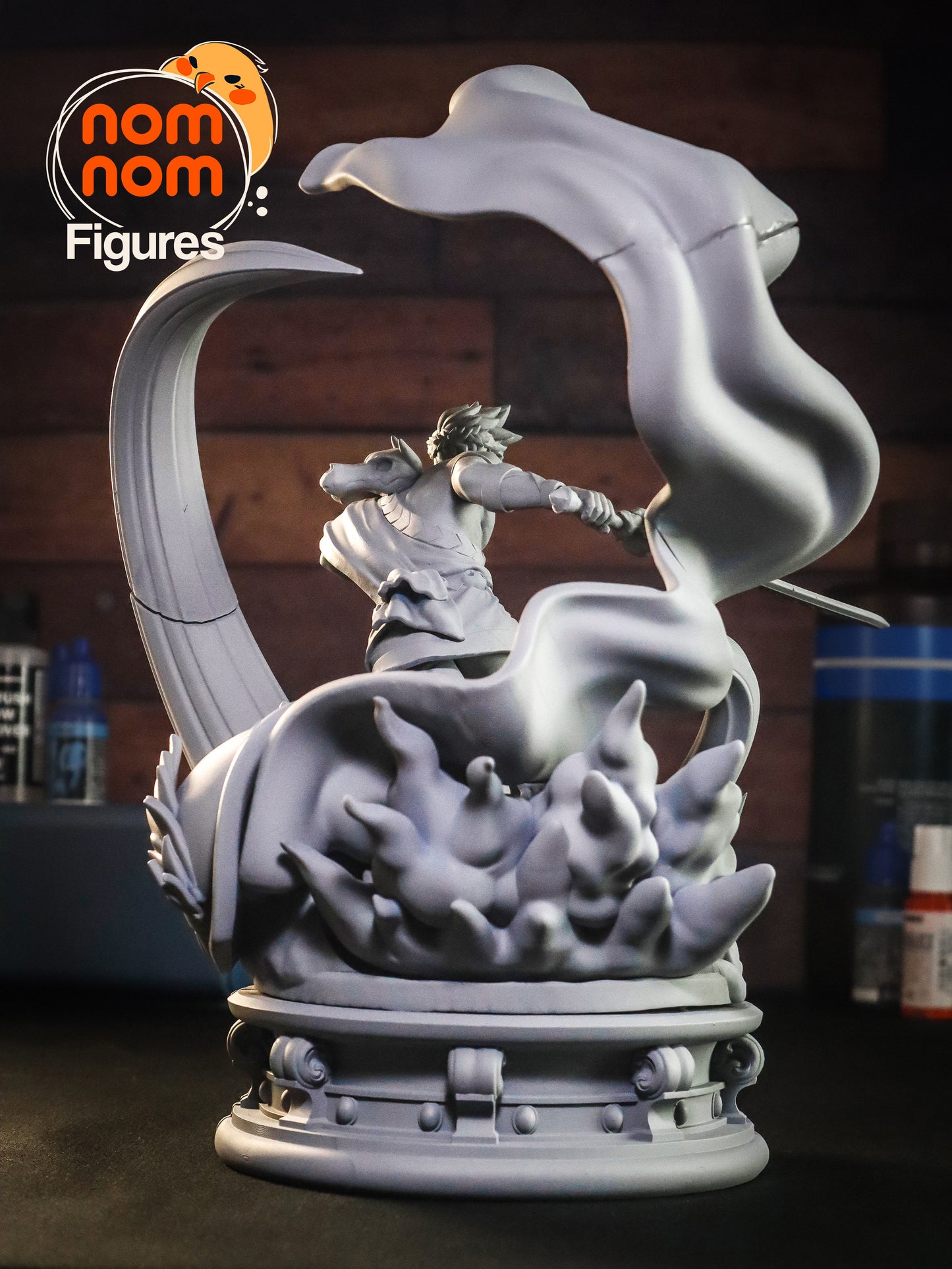 Zagreus | 10-Inch Resin Model Kit | DIY Hades Underworld Prince