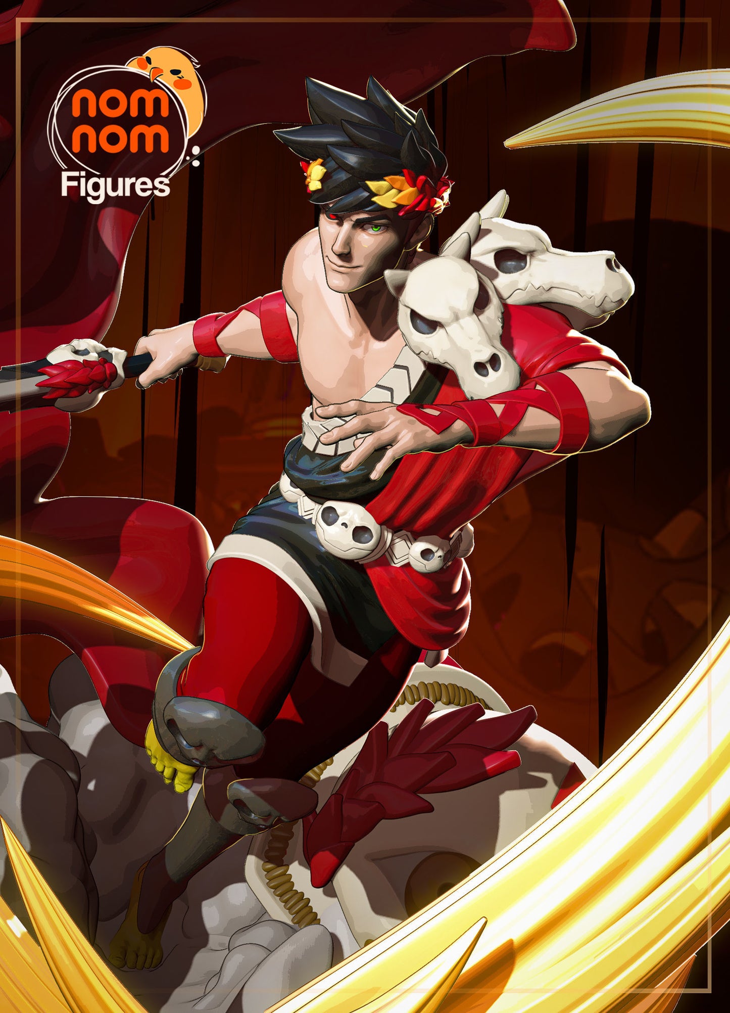 Zagreus | 10-Inch Resin Model Kit | DIY Hades Underworld Prince