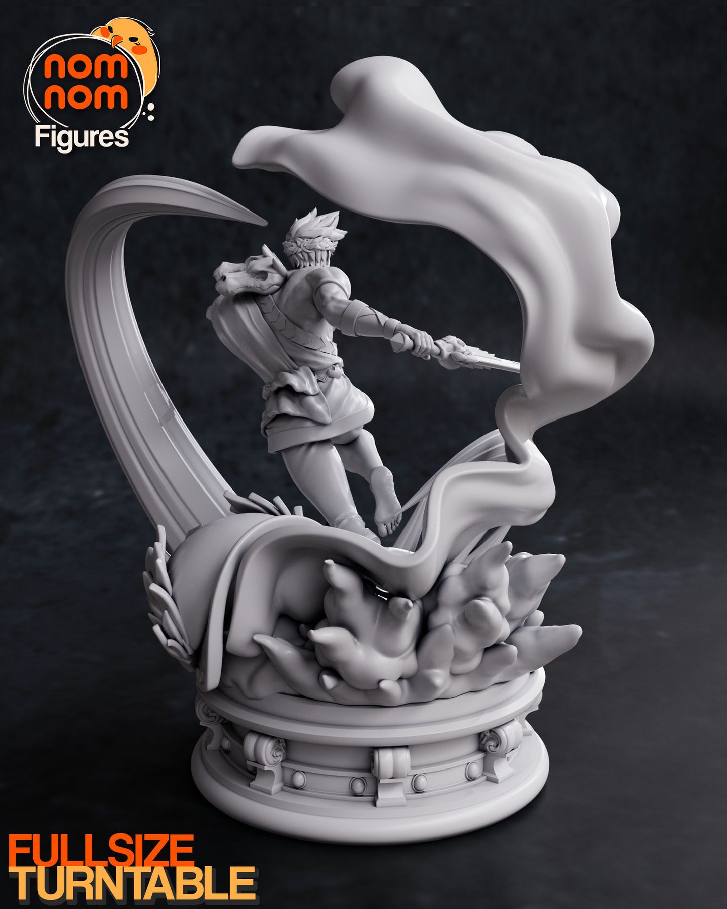 Zagreus | 10-Inch Resin Model Kit | DIY Hades Underworld Prince