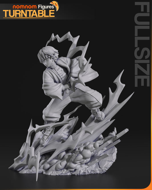 Zenitsu Agatsuma | Resin Model or Bust Kit | DIY Demon Slayer Thunder Breather