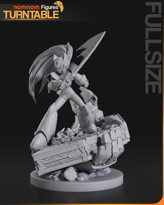 Zero | Resin Model or Bust Kit | DIY Mega Man Maverick Hunter