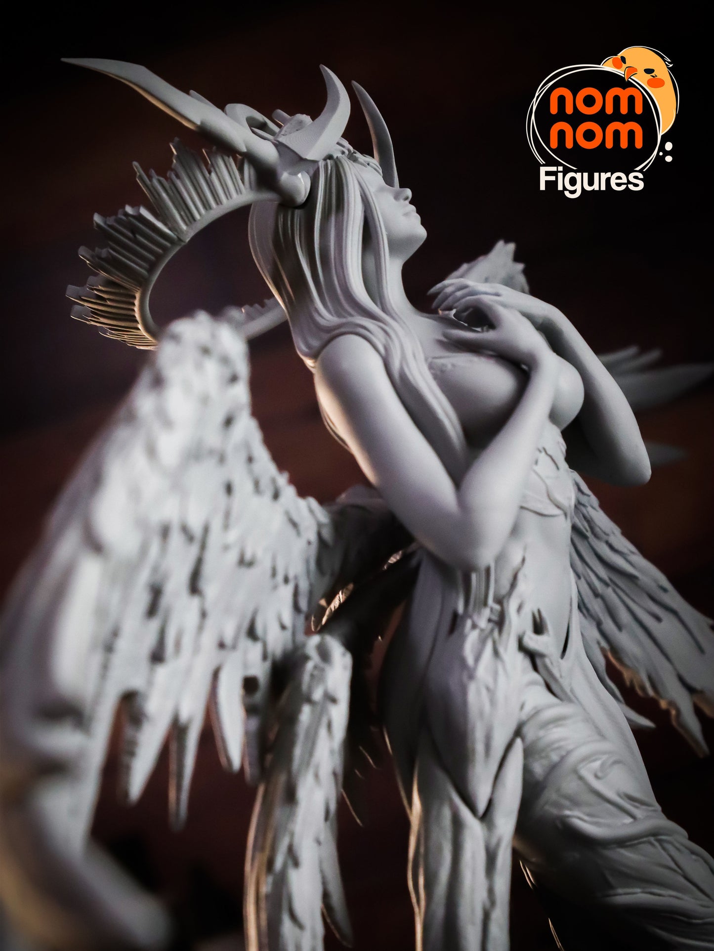 Zhazel | 9.5-Inch Resin Model Kit | DIY Angel Demoness